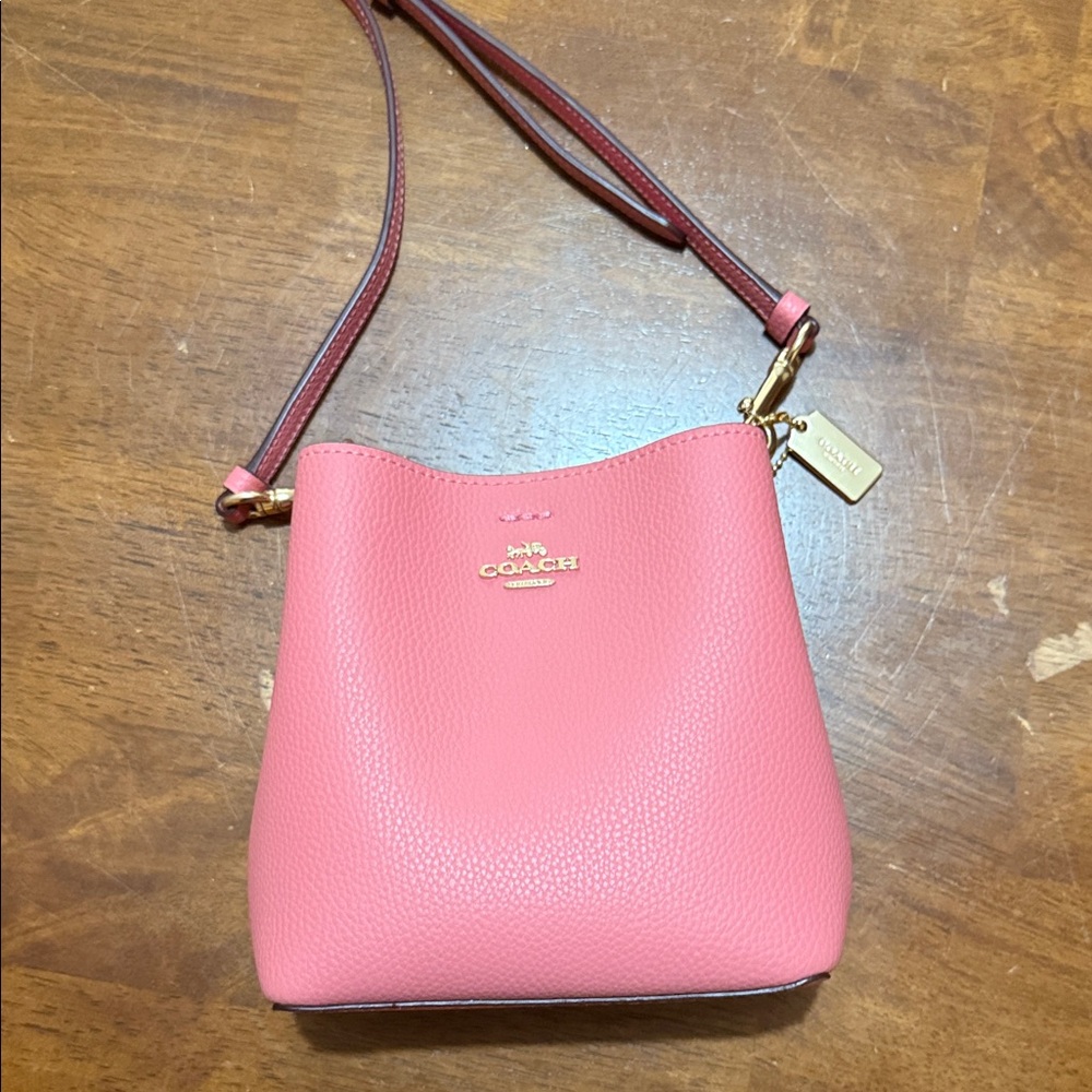 Coach Coral Leather Crossbody Bag